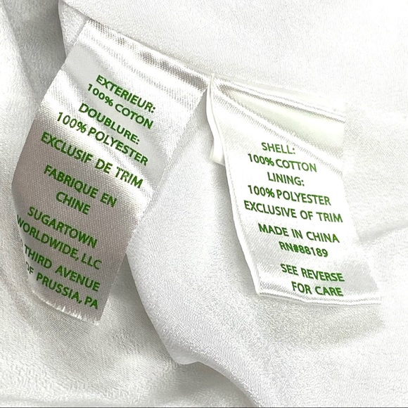 Lilly Pulitzer Top Resort Eyelet Ruffle Pom Pom M - Picture 7 of 7